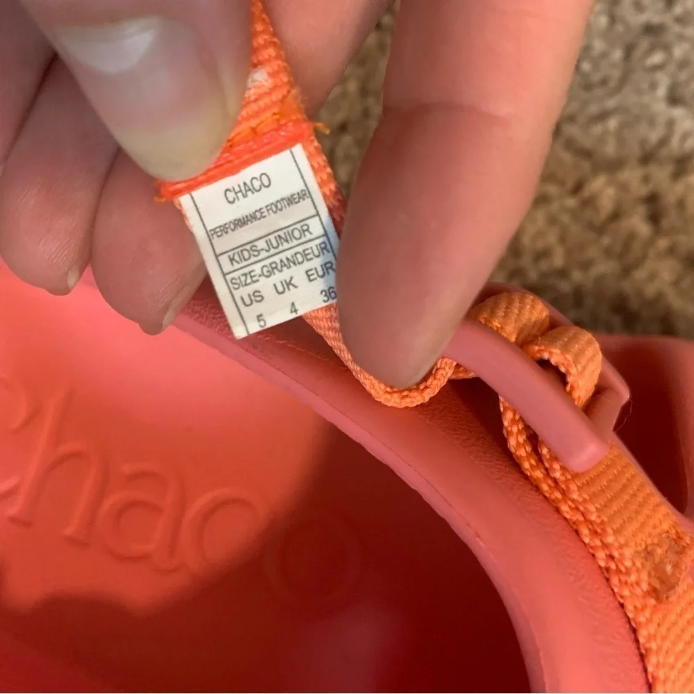 Chaco Chillos Sport Sandals Rose Pink Size 5